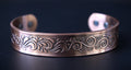 Magnetic Copper Cuff Bracelet for Healing & Balance | 4 Elements Handcrafted Antique Design.