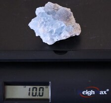 Celestite Geode Cluster – Natural Blue Crystal for Meditation, Energy Healing & Spiritual Calm | Raw Celestite Stone Décor