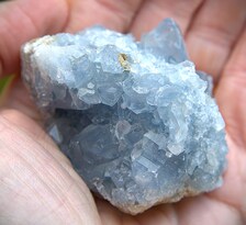 Celestite Geode Cluster – Natural Blue Crystal for Meditation, Energy Healing & Spiritual Calm | Raw Celestite Stone Décor