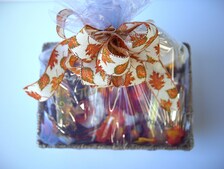 Thanksgiving Gift Basket, Glass Vase, Grateful Candle, Spoon Rest, Napkin Holders (Fall Decor)