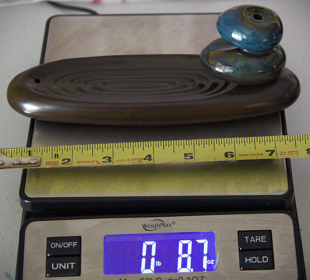 Ceramic Zen Backflow Incense Burner: Calming Meditation Decor