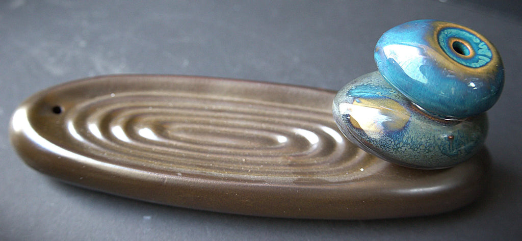 Ceramic Zen Backflow Incense Burner: Calming Meditation Decor