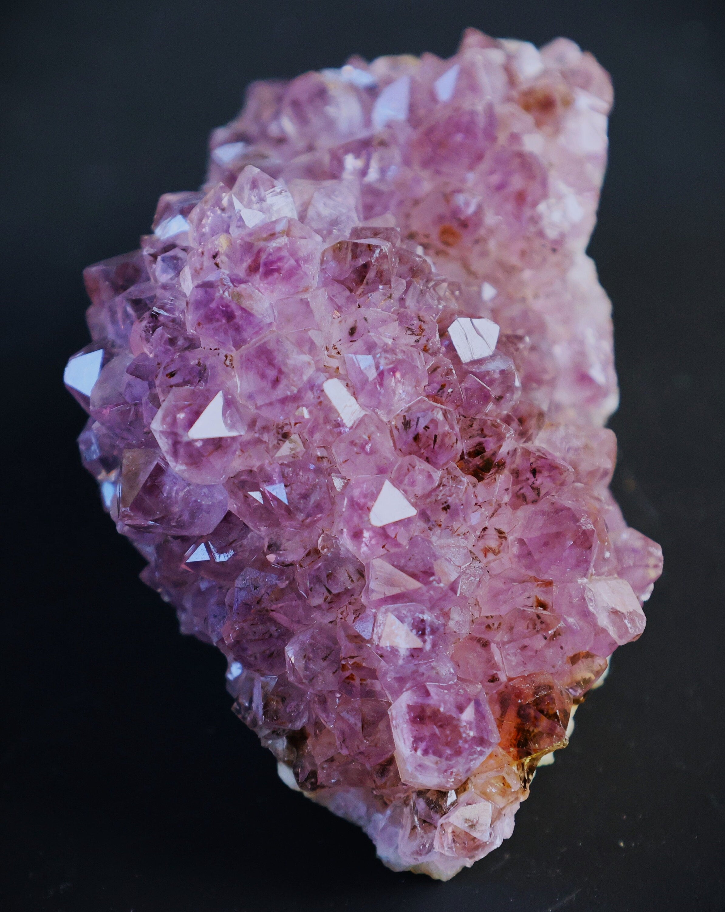 Amethyst Geode Cluster: Raw Crystal Healing Stone, Spiritual Decor