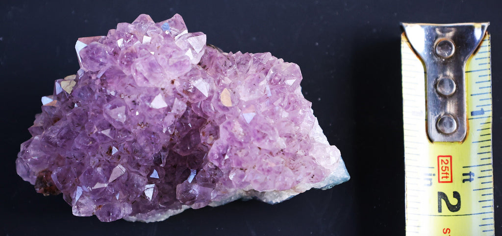 Amethyst Geode Cluster: Raw Crystal Healing Stone, Spiritual Decor