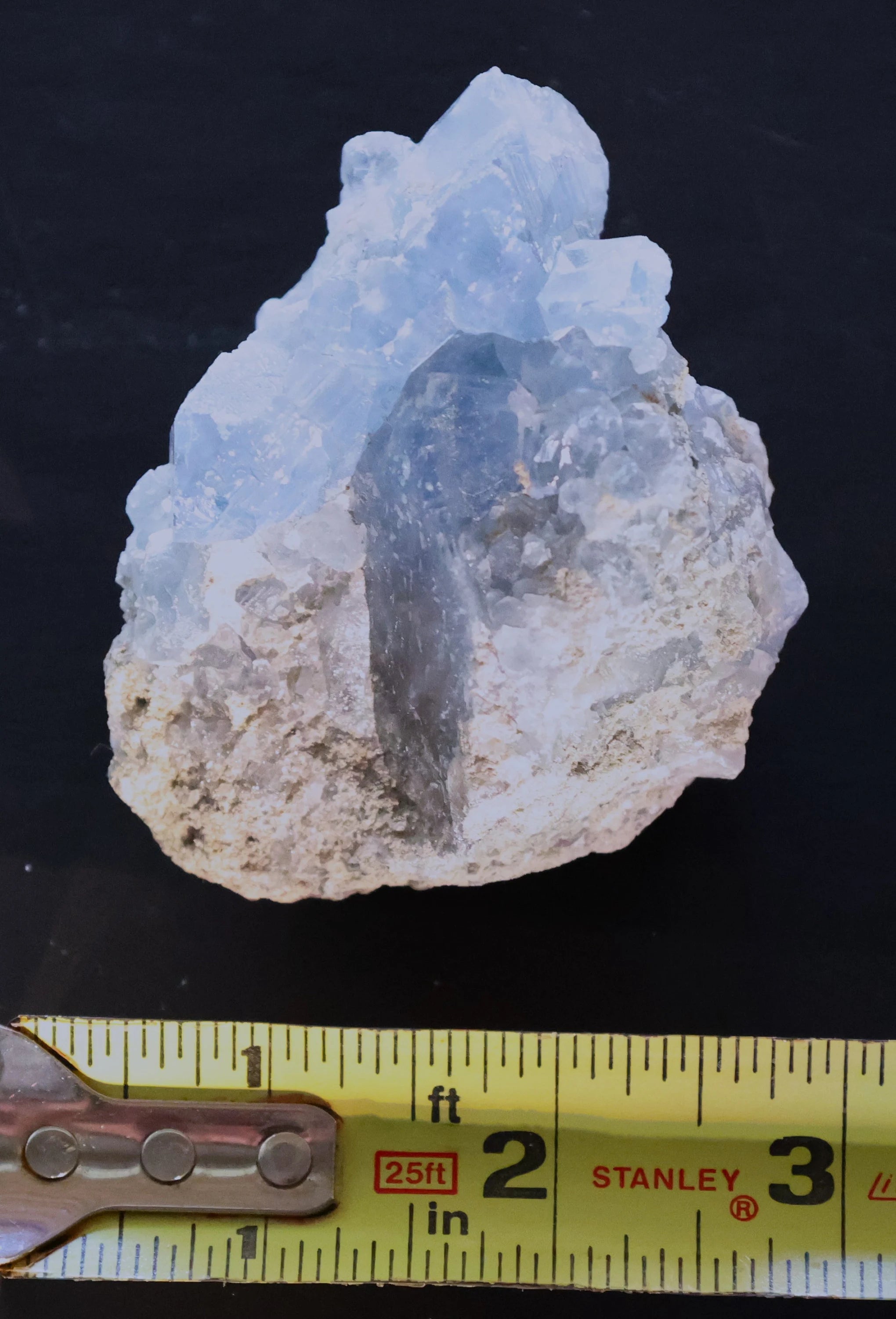 Celestite Geode Cluster: Raw Crystal for Meditation & Energy Healing