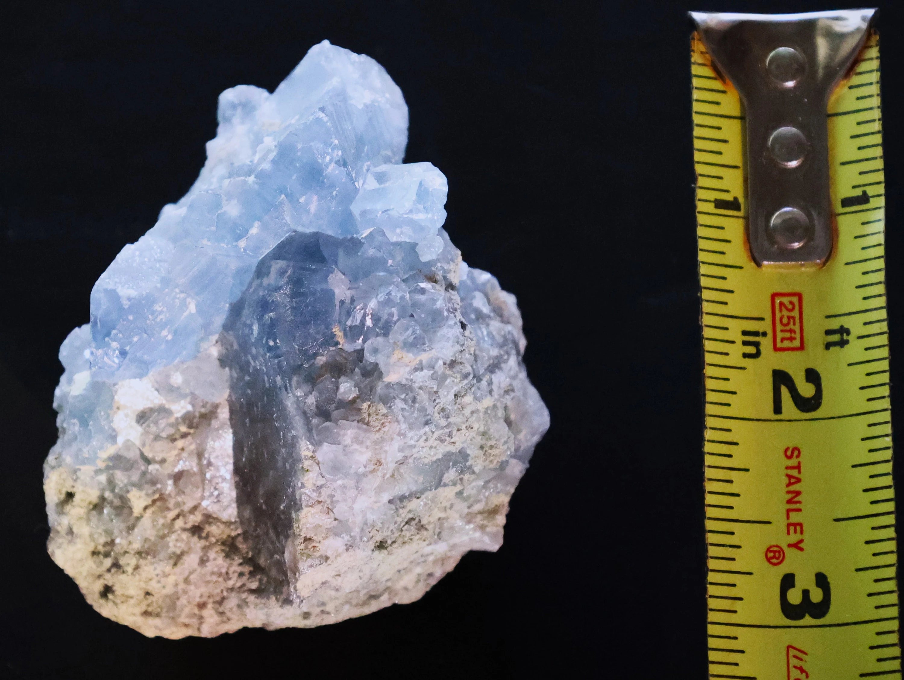 Celestite Geode Cluster: Raw Crystal for Meditation & Energy Healing