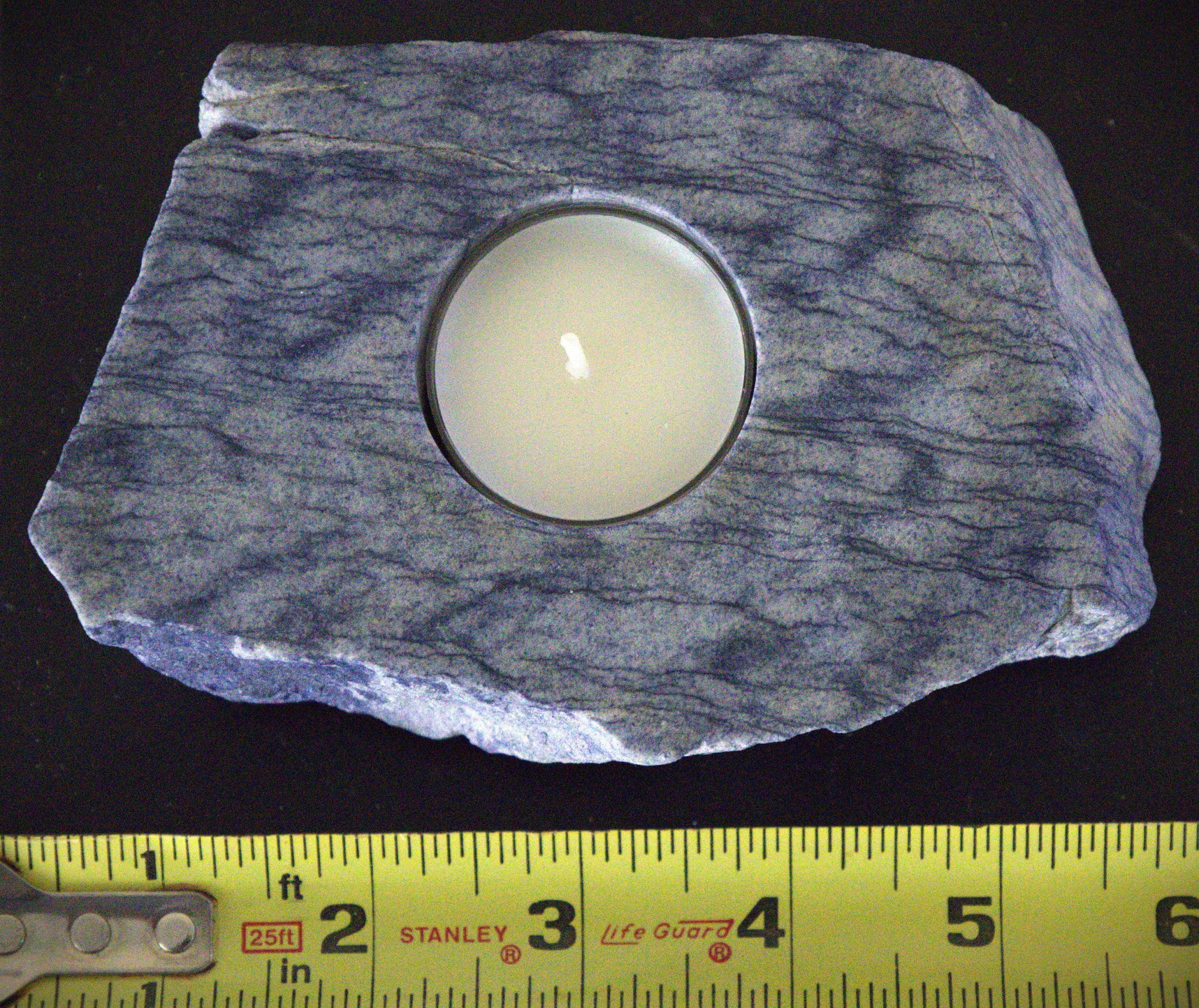 Natural Raw Blue AVENTURINE Slab, Blue AVENTURINE Crystal Tealight Candle Holder, Healing Metaphysical AVENTURINE Crystal, Free Shipping.