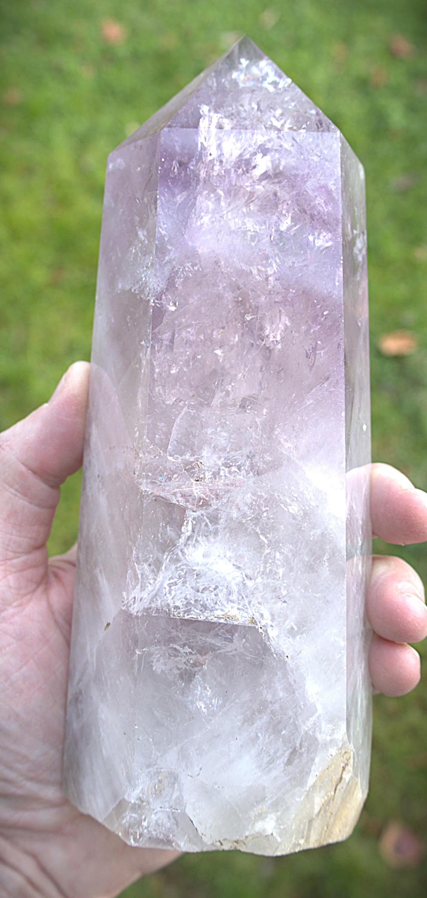 Amethyst Crystal Point for Spiritual Growth, Amethyst Point for Reiki Healing, Amethyst Crystal Point for Home Decor.