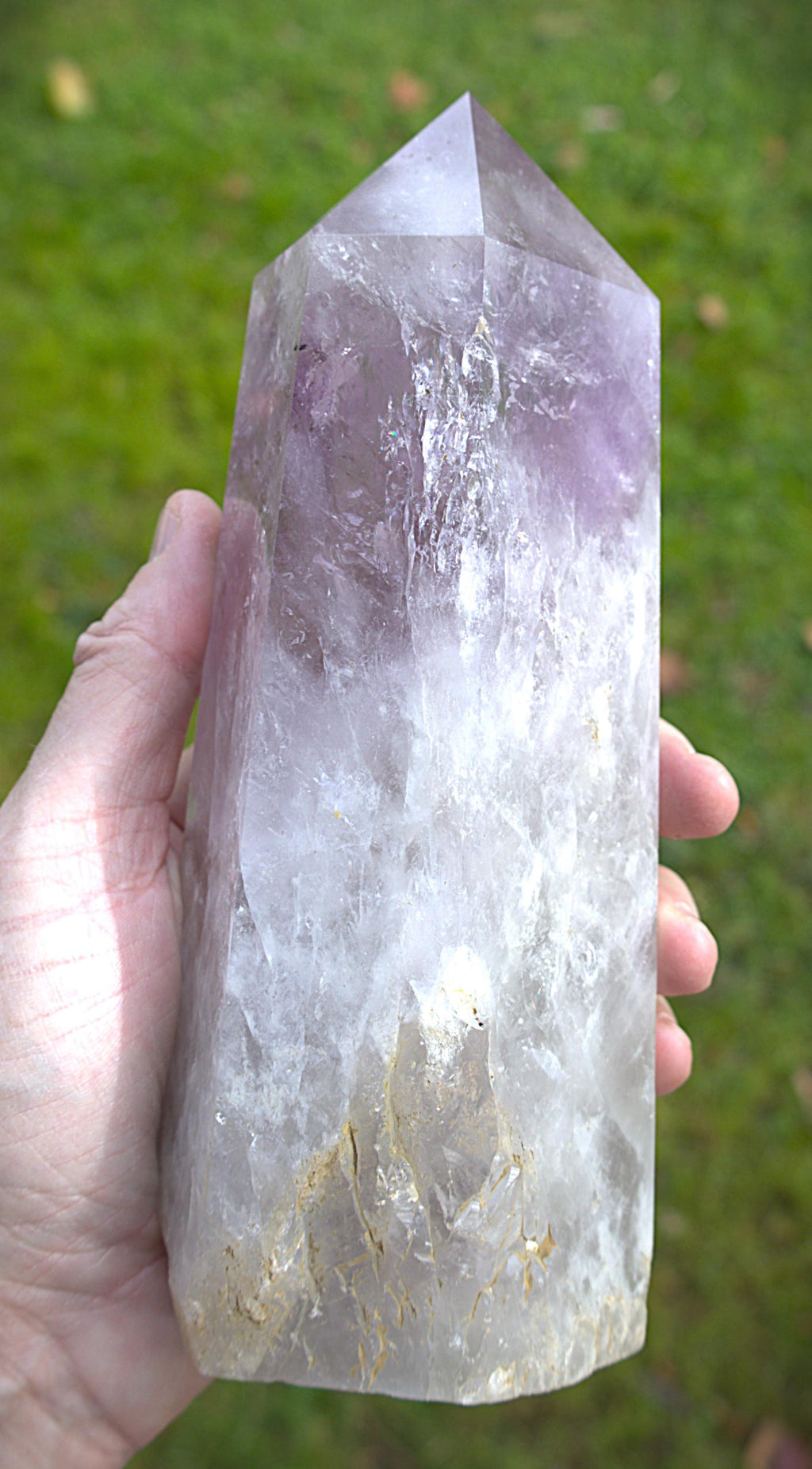 Amethyst Crystal Point for Spiritual Growth, Amethyst Point for Reiki Healing, Amethyst Crystal Point for Home Decor.
