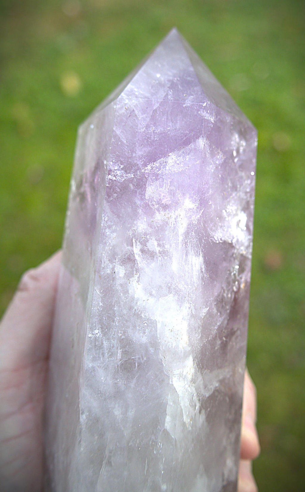 Amethyst Crystal Point for Spiritual Growth, Amethyst Point for Reiki Healing, Amethyst Crystal Point for Home Decor.
