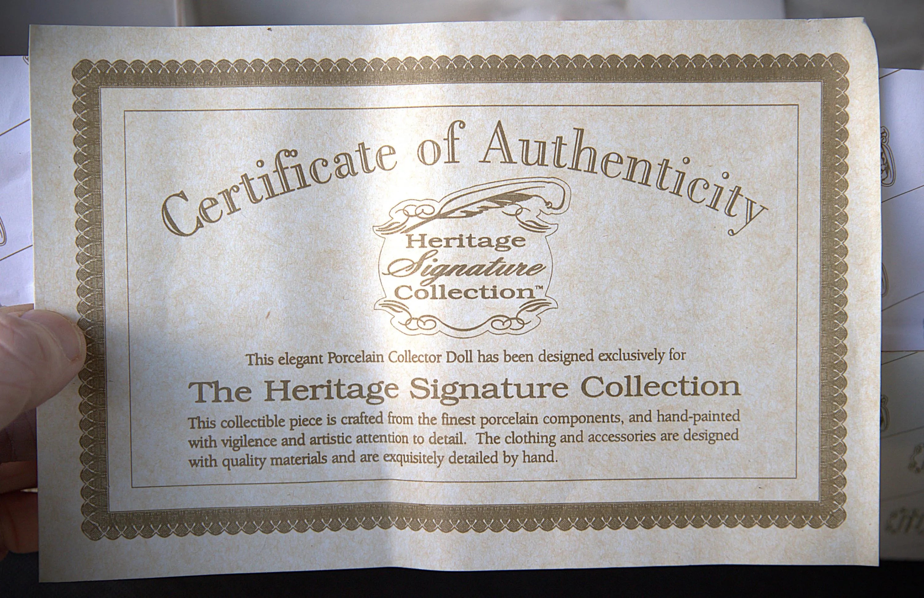 Vintage Porcelain Ballerina Doll NIB | Heritage Signature Collection Collectible Ballet Doll | New in Box Heirloom Gift