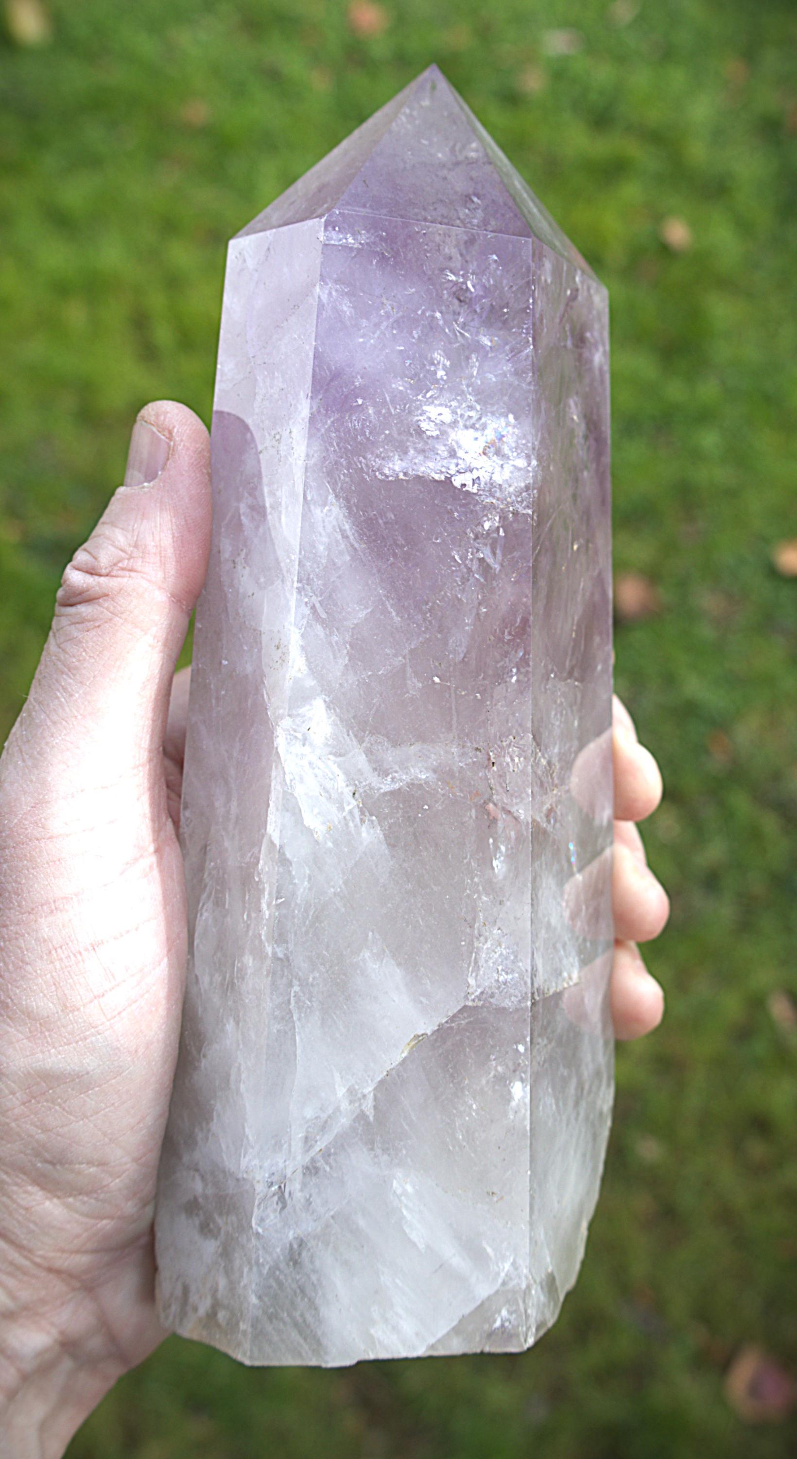 Amethyst Crystal Point for Spiritual Growth, Amethyst Point for Reiki Healing, Amethyst Crystal Point for Home Decor.