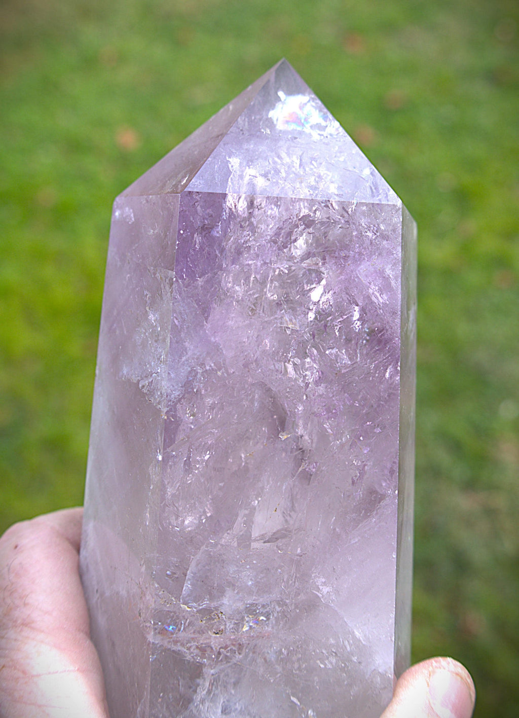 Amethyst Crystal Point for Spiritual Growth, Amethyst Point for Reiki Healing, Amethyst Crystal Point for Home Decor.
