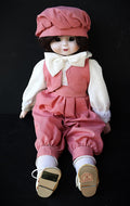Vintage Brinn's Musical Porcelain Doll Plays "Laura's Theme" | 1980s Collectible Heirloom Music Box Doll