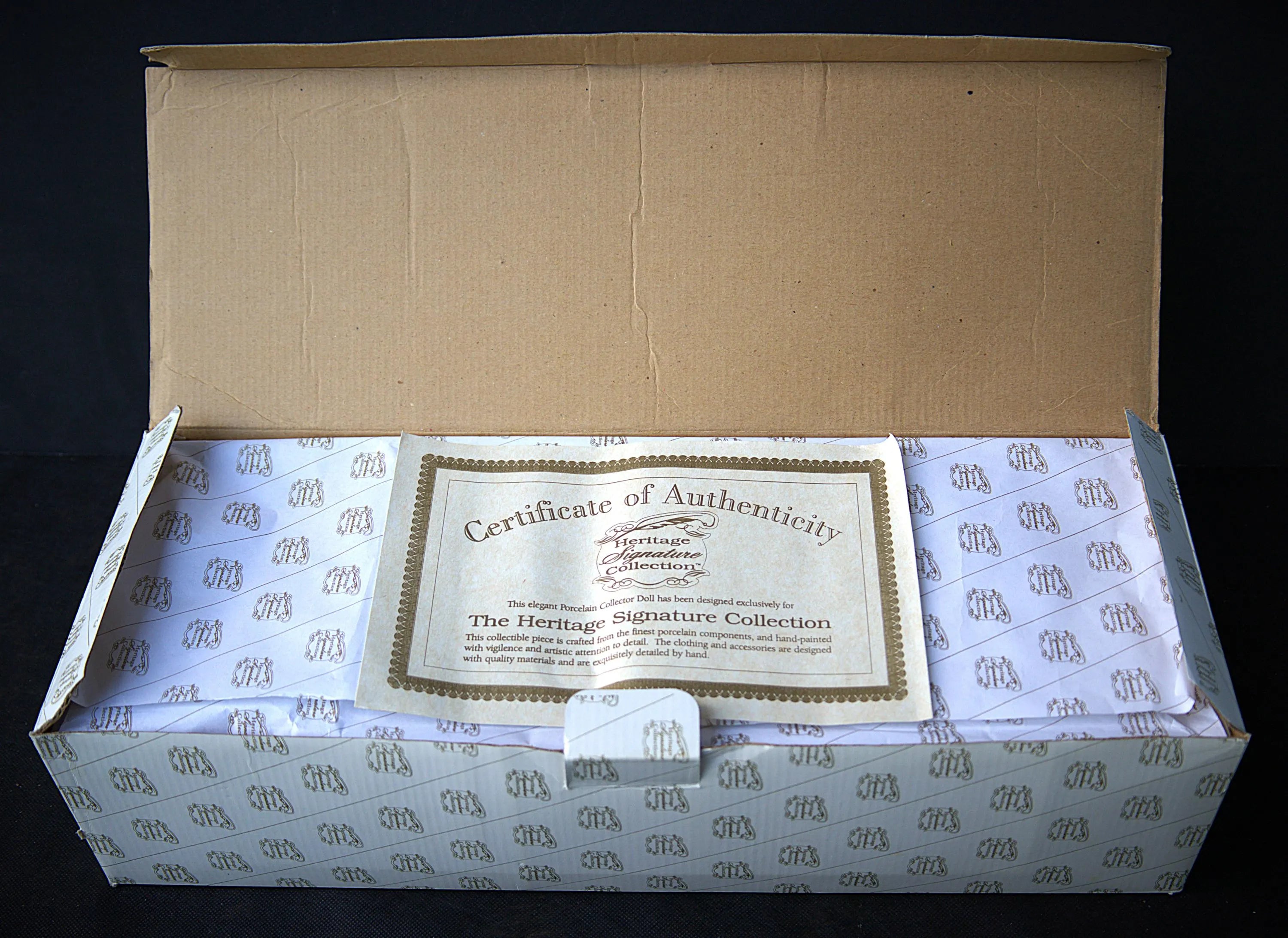 Vintage Porcelain Ballerina Doll NIB | Heritage Signature Collection Collectible Ballet Doll | New in Box Heirloom Gift