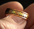 Adjustable Magnetic Copper Brass Twist Ring: Healing Jewelry