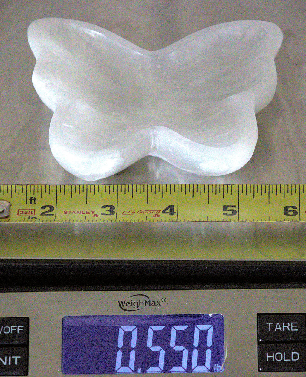 Vintage Carved Butterfly Selenite Crystal Dish – Polished Selenite Charging Bowl