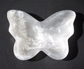 Vintage Carved Butterfly Selenite Crystal Dish – Polished Selenite Charging Bowl