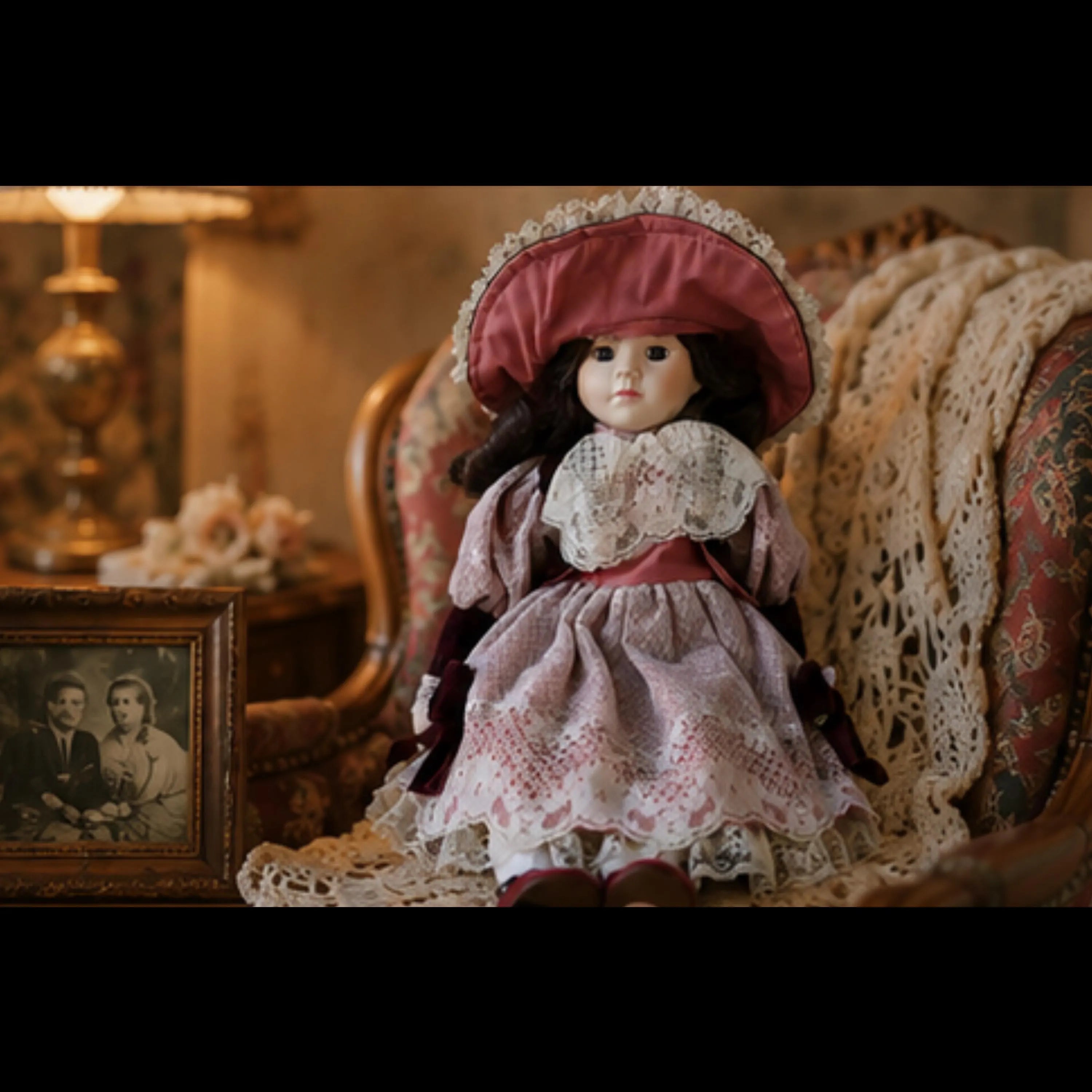 Vintage 1980s Brinn's Musical Porcelain Doll Plays "Some Enchanted Evening" | Collectible Music Box Heirloom Doll