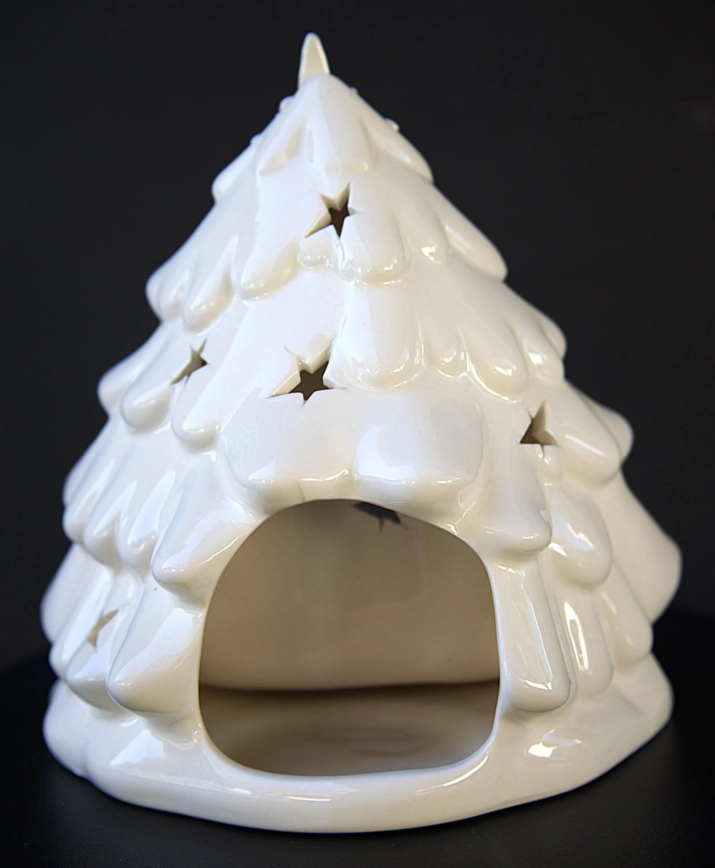 Ceramic Nativity Tea Light Holder: Holy Family Christmas Decor