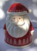 Santa Claus Cookie Jar: Handcrafted Festive Christmas Kitchen Decor