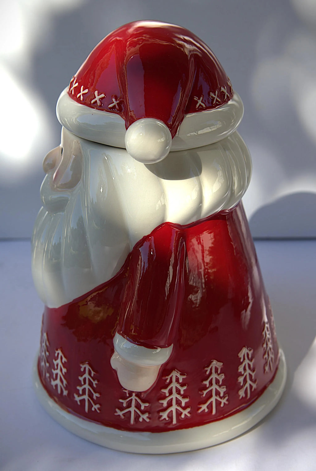 Santa Claus Cookie Jar: Handcrafted Festive Christmas Kitchen Decor